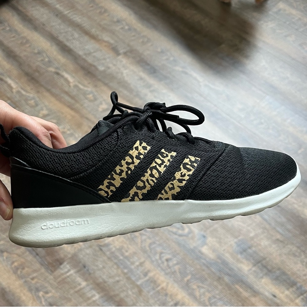 Adidas cloud foam cheetah print. Womens size 9